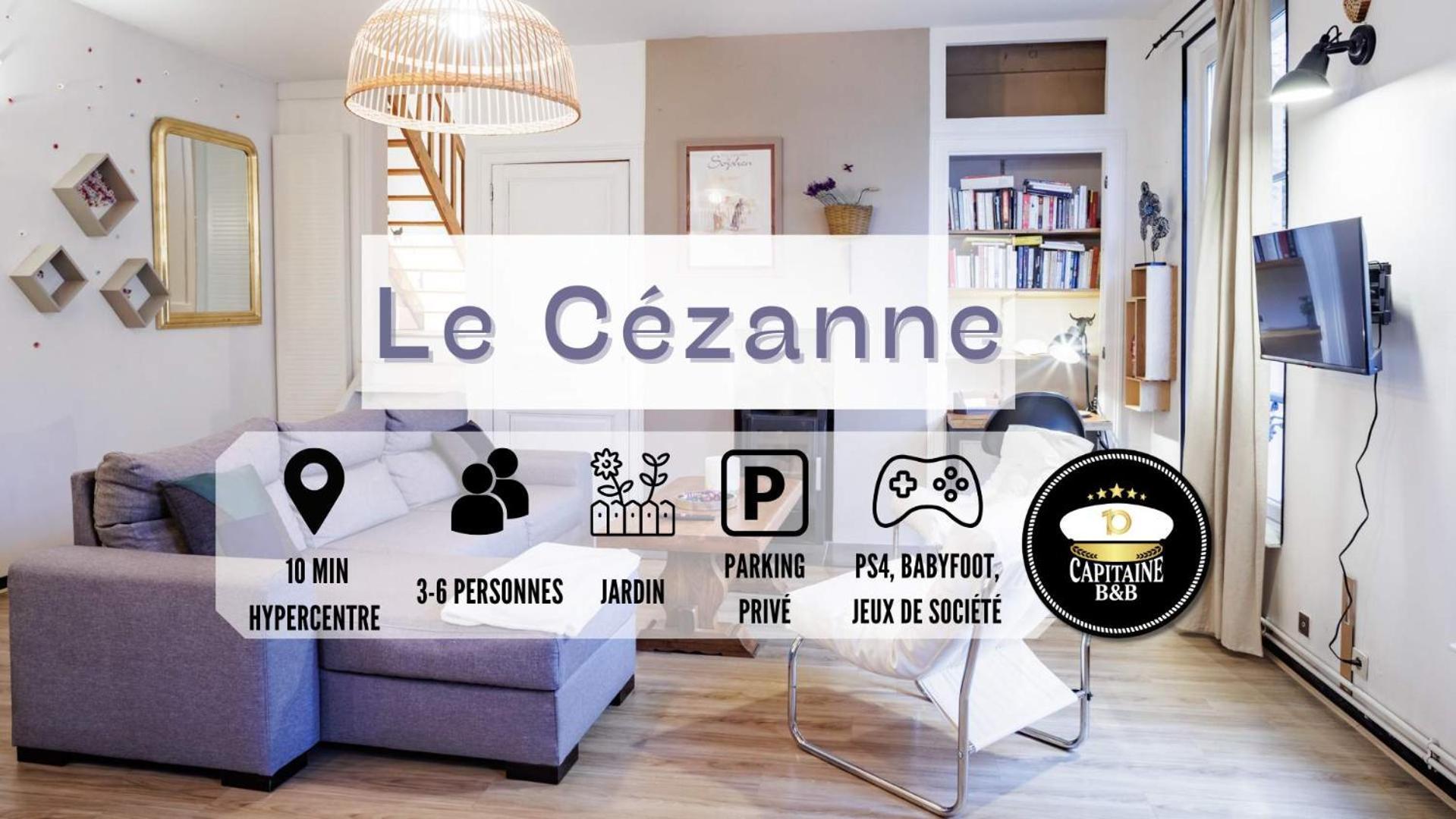 Le Cezanne - Jardin - Parking - Babyfoot - Centre-Ville تروي المظهر الخارجي الصورة